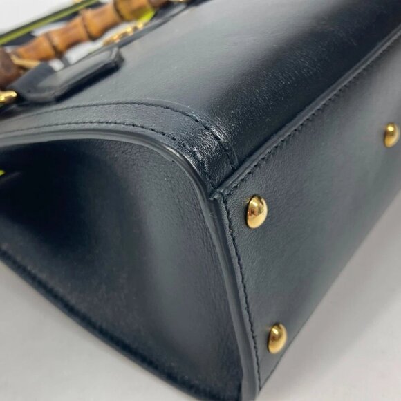 GUCCI 655661 Neon Diana Mini Bamboo 2WAYHand Bag Shoulder Bag Unused - Picture 3 of 13